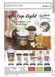 300日元扭蛋 轻松熊 可发光咖啡杯挂件 全6种 (1袋40个) 012067