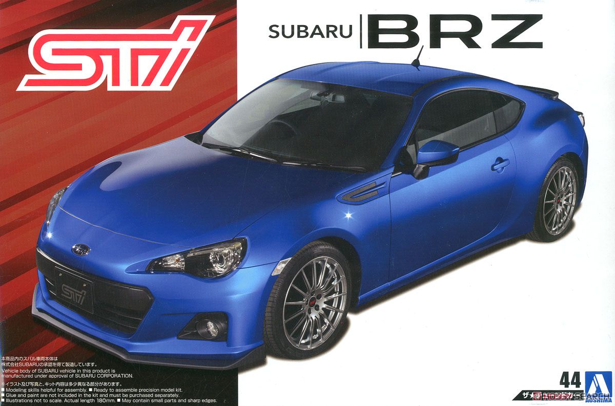 【B】1/24拼装模型 斯巴鲁 STI ZC6 BRZ 12款 054536