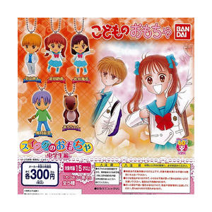 【A】300日元扭蛋 玩偶游戏 挂件 中学生篇 全5种（1袋40个）942296