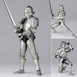 【A】可动手办 自在置物 15世纪哥特式盔甲 银色  120298