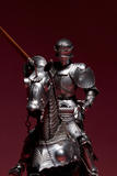 【A】可动手办 自在置物系列 15世纪哥特式骑兵盔甲 银色 120342