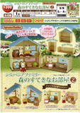 300日元扭蛋 场景摆件 森林家族 森林里的漂亮屋子 第2弹 全4种 (1袋40个)  621276