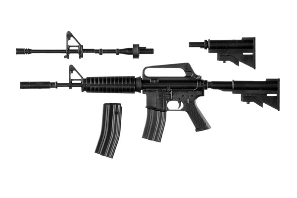 【B】1/12拼装模型 Little Armory系列 XM177E2/M653 冲锋枪 320654