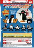 【B】300日元扭蛋 企鹅家族 40周年纪念小手办 全5种 (1袋40个)  884634