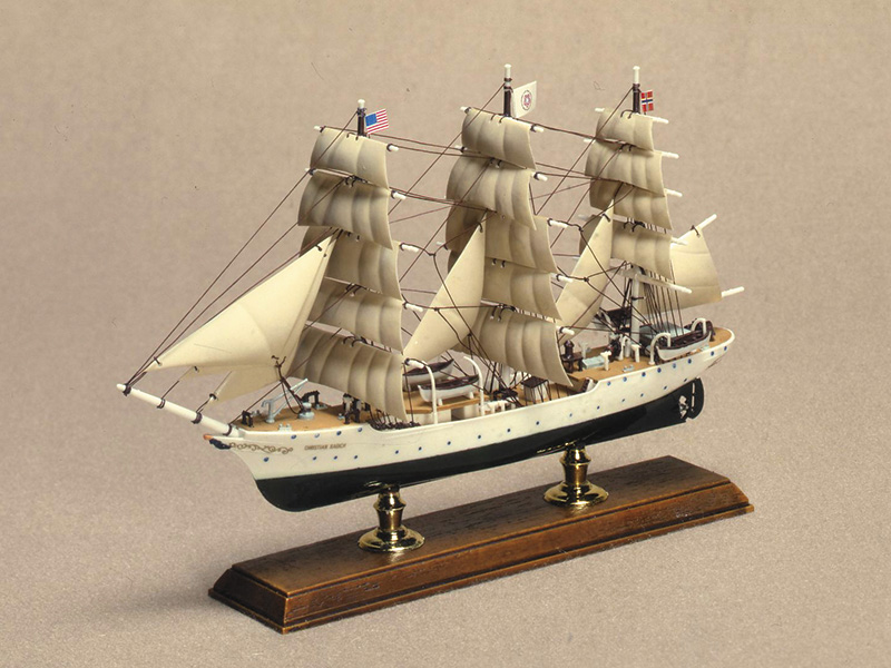【B】1/350拼装模型 挪威帆船 克里斯蒂安 劳迪奇号 056561