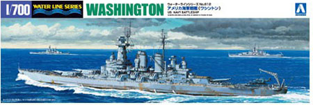 【A】1/700拼装模型 美国海军 华盛顿号战列舰  046012