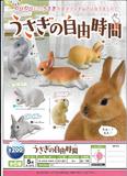 200日元扭蛋 小手办 兔子的自由时间 全6种  608833