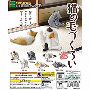 200日元扭蛋 摆件 顺毛中的猫猫 全6种 606235