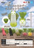 【B】300日元扭蛋 小手办 蔬菜妖精 白萝卜与芜菁 全7种 (1袋40个) 372814