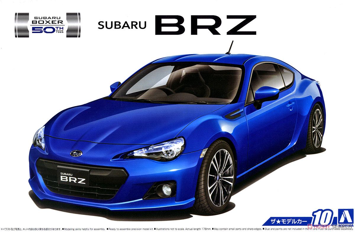 【B】1/24拼装模型 斯巴鲁 ZC6 BRZ 12款 051610