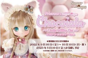 【A】可动人偶 Primrose×SugarCups Chocolala~Little Milky Cat~  992613