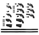  【B】拼装模型 LittleArmory Revolver A套 317012